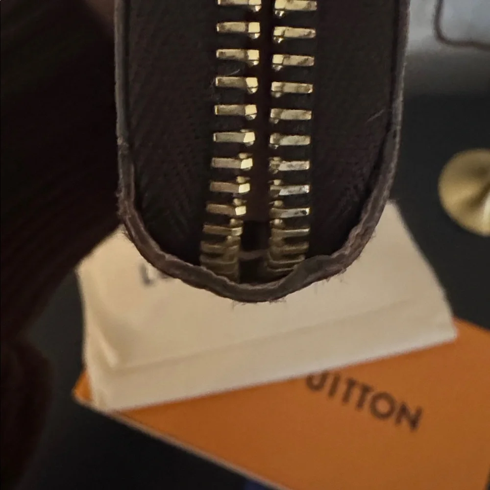 Louis Vuitton Zippy Wallet Damier Ebene Rose Ballerine - Picture 13 of 14